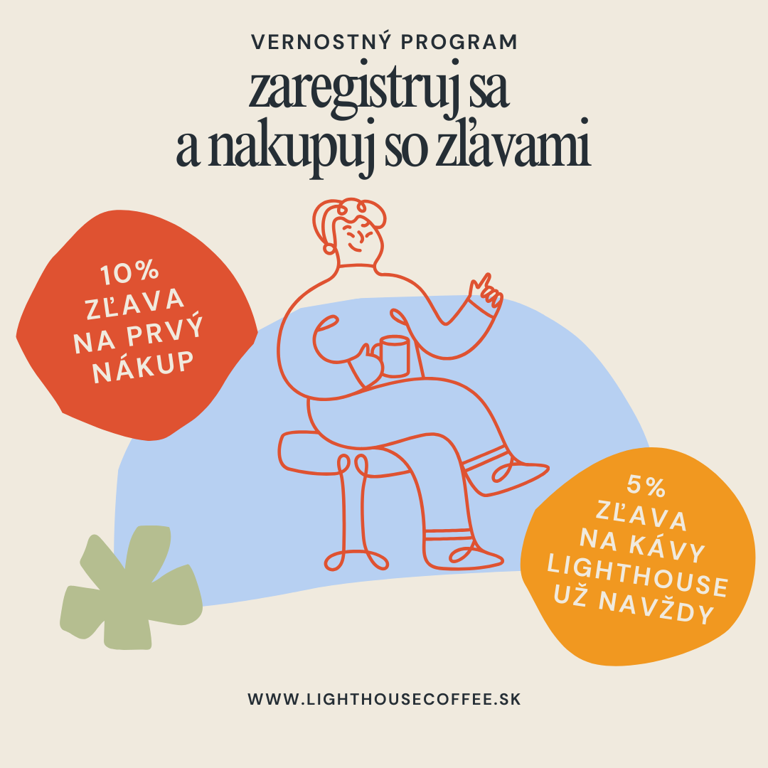 Vernostná zľava Lighthouse Coffee